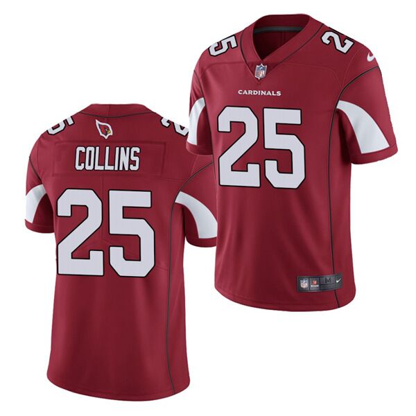 Men's Arizona Cardinals #25 Zaven Collins 2021 Draft Red NFL Vapor Untouchable Limited Stitched Jersey Men's Arizona Cardinals #25 Zaven Collins 2021 Draft Red NFL Vapor Untouchable Limited Stitched Jersey